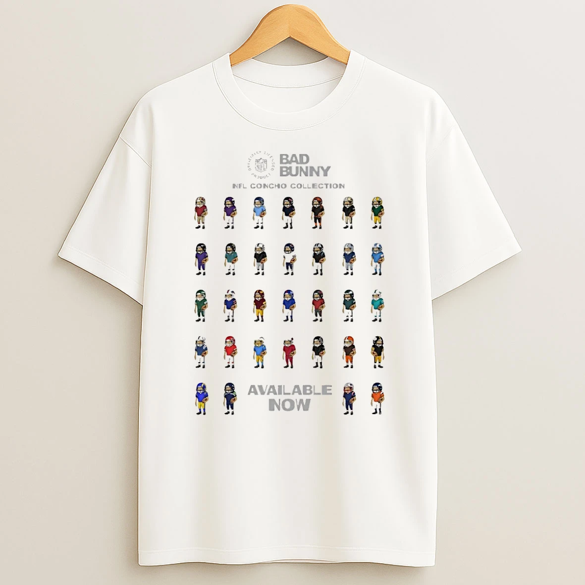 Bad Bunny X Nfl Concho Collection Full Team Shirts