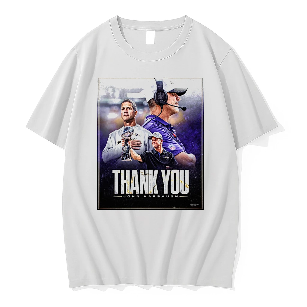 Baltimore Ravens Thank You Coach John Harbaugh For 18 Tremendous Years Shirts