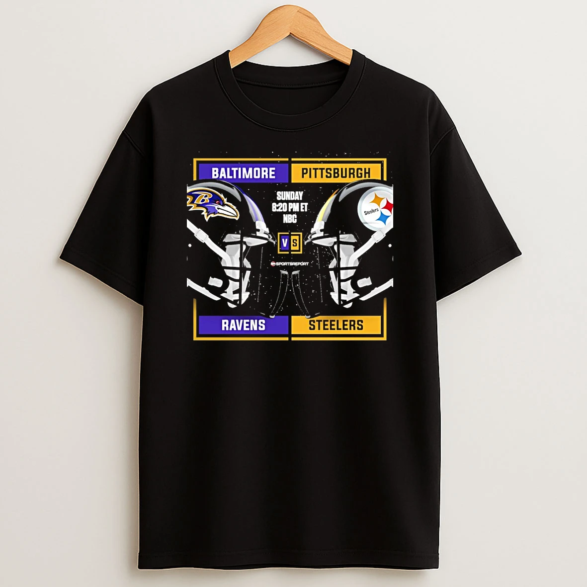 Baltimore Ravens Vs Pittsburgh Steelers Nfl Football Head To Head 2026 Shirts