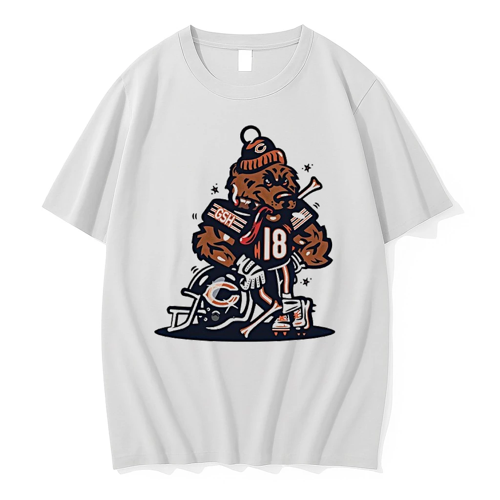 Bear Down Chicago Bears 2026 Nfc Champions Mascot Helemt Shirts