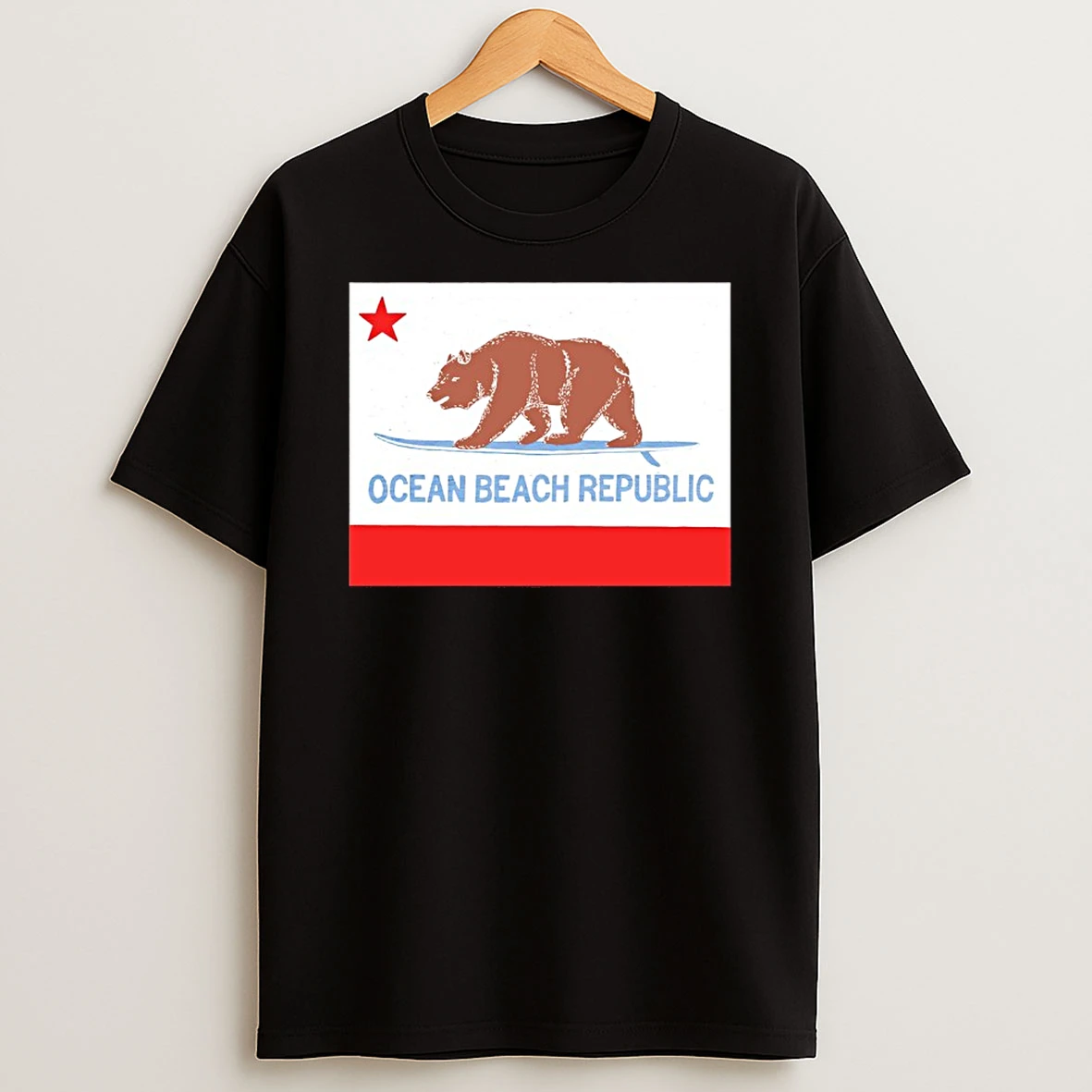 Bear Ocean Beach Republic Graphic Shirts