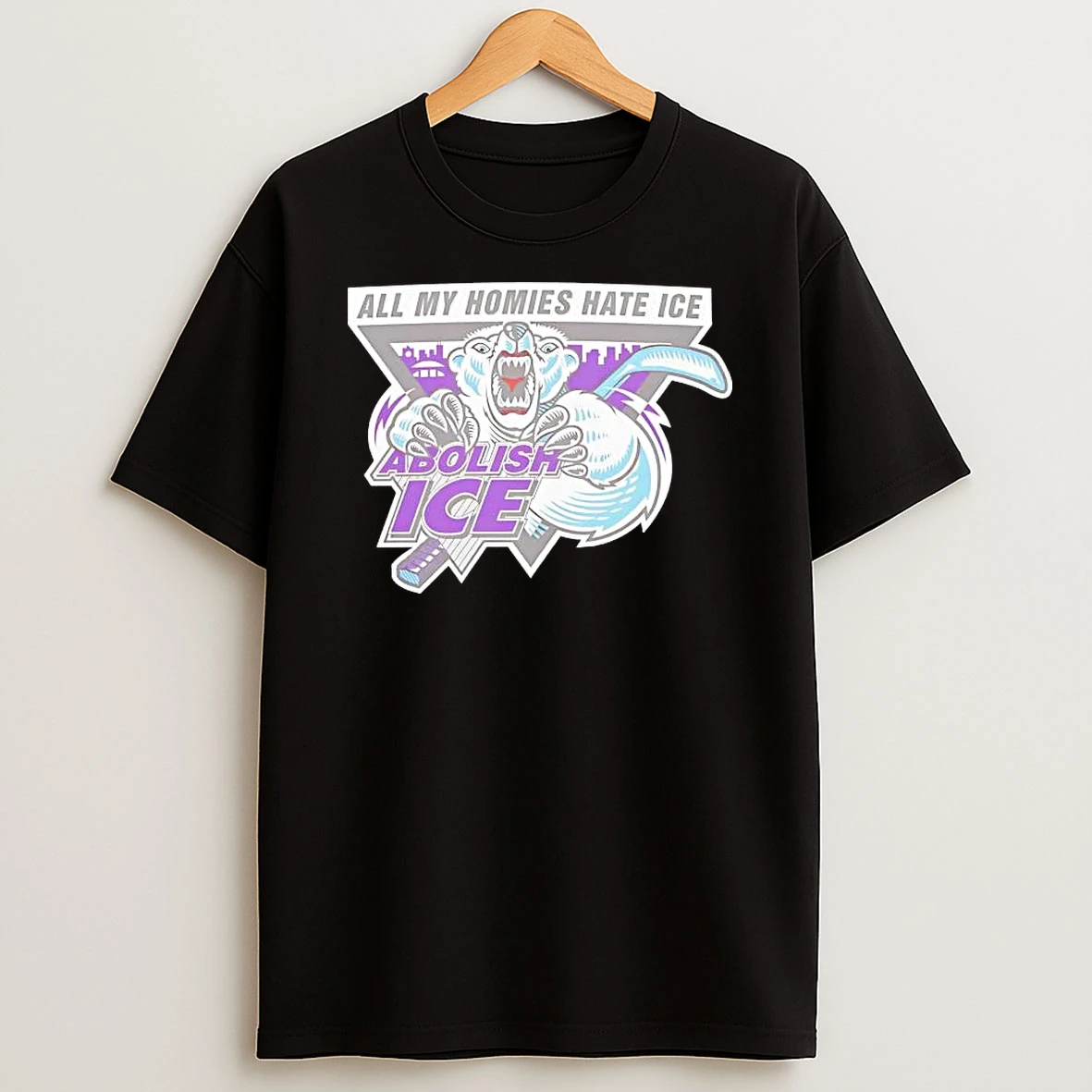 Bear Abolish Ice All My Homies Hate Ice Shirts