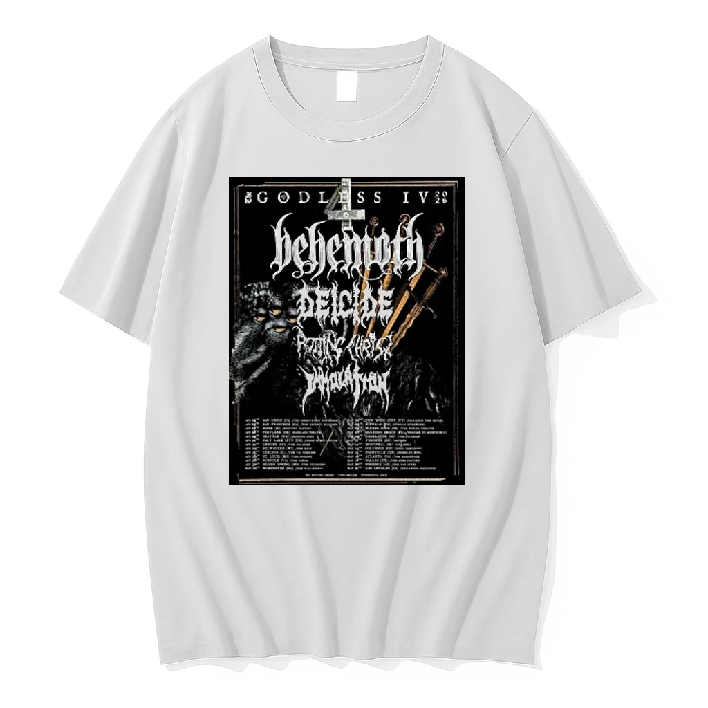 Behemoth The Godless Iv Tour 2026 North America City Shirts