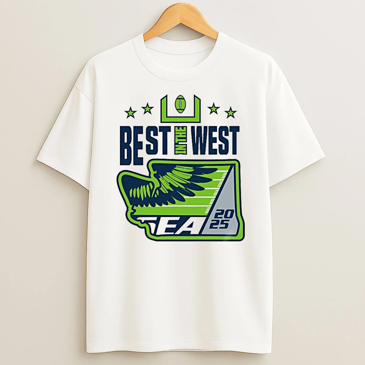 Best In The West 2025 Seattle Football Shirts