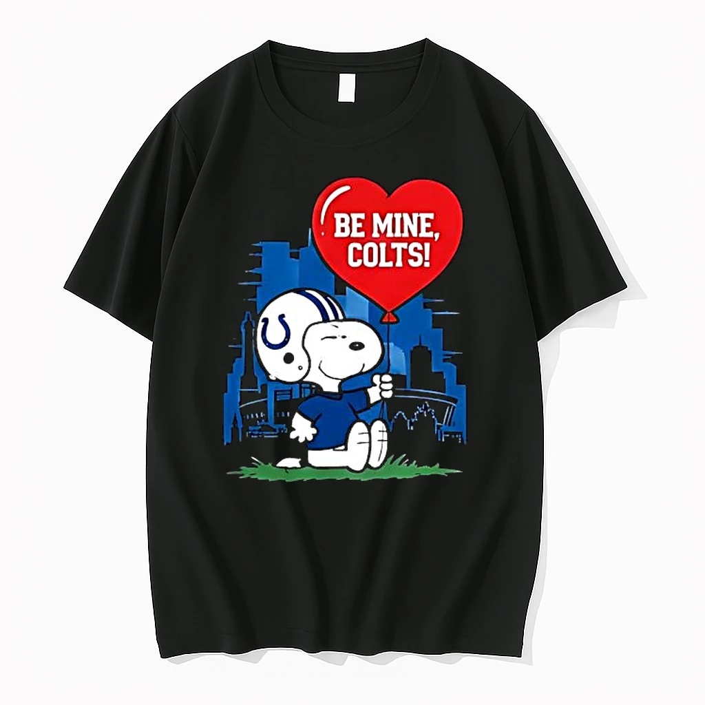 Best Indianapolis Colts X Snoopy Cartoon Valentine 2026 Shirts
