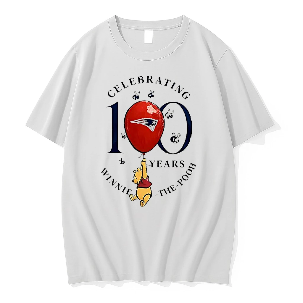 Best New England Patriots X Winnie The Pooh 100th Anniversary Shirts
