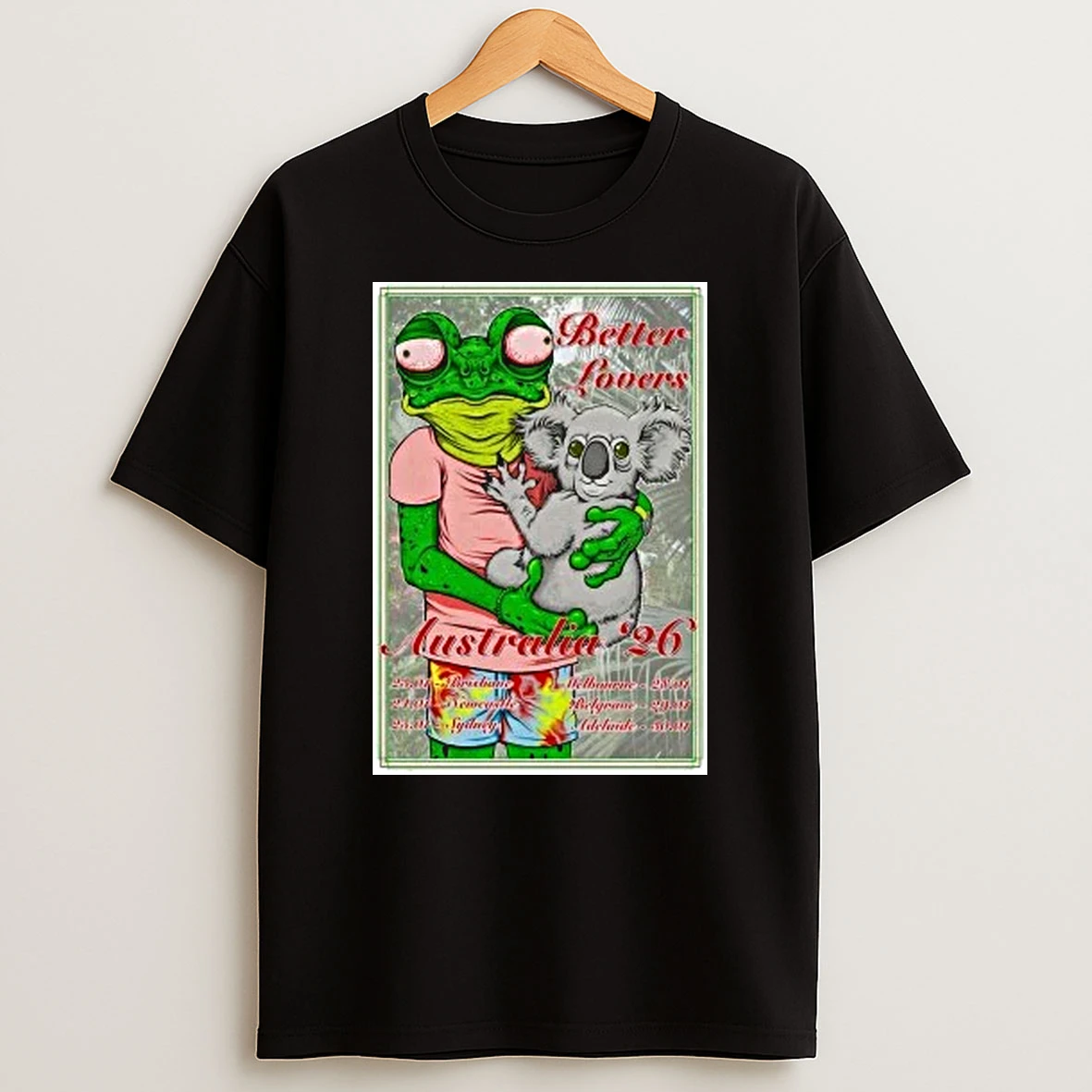 Better Lovers Australia 2026 Tour Shirts