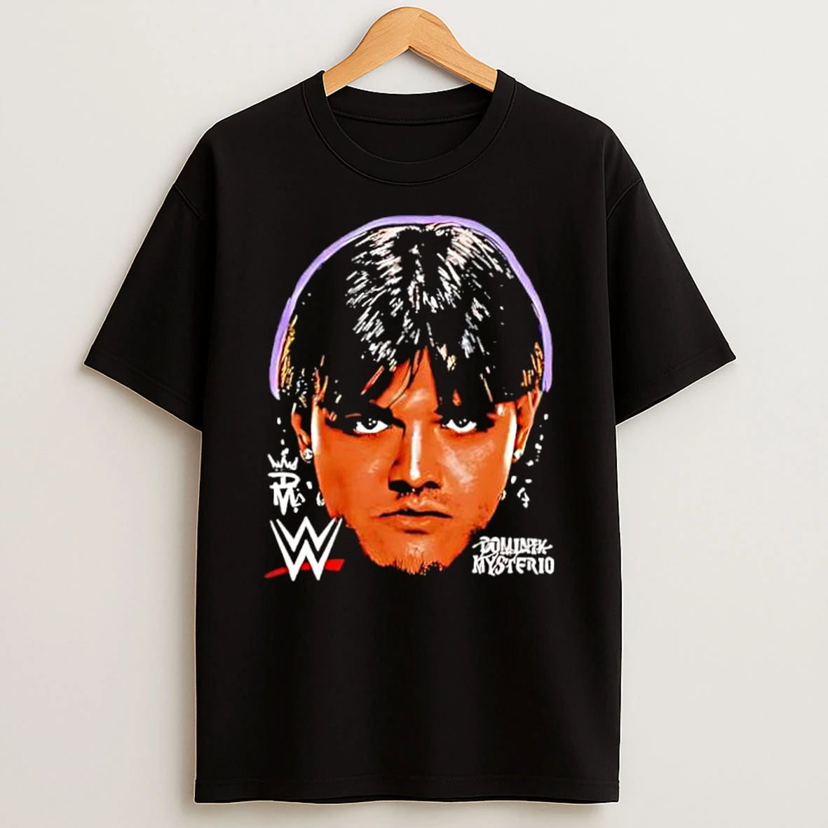 Big Head Dominik Mysterio Wwe Signature Shirts