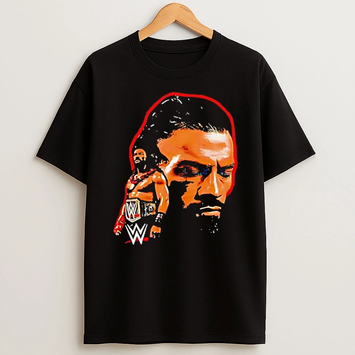 Big Head Roman Reigns Wwe Signature Shirts