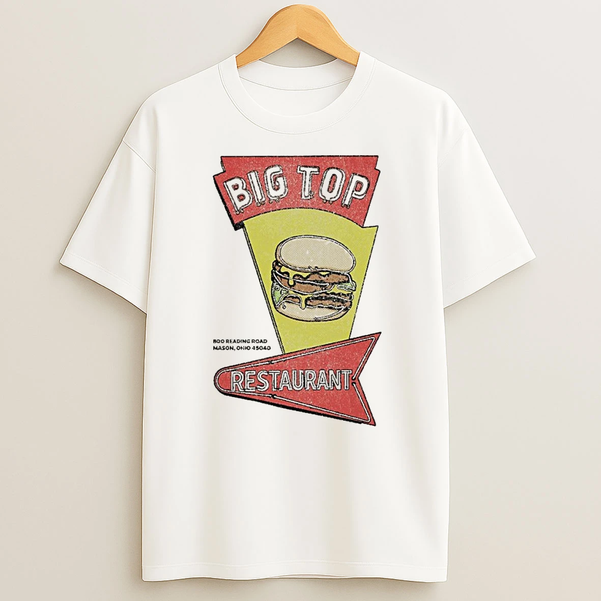 Big Top Restaurant 800 Reaching Road Mason Ohio Shirts