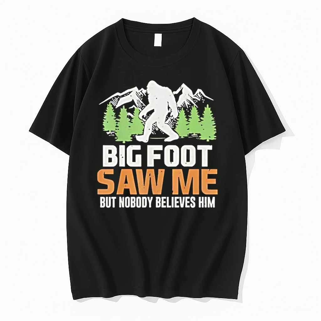 Big Foot Saw Me But Nobody Believes Him Vintage Shirts