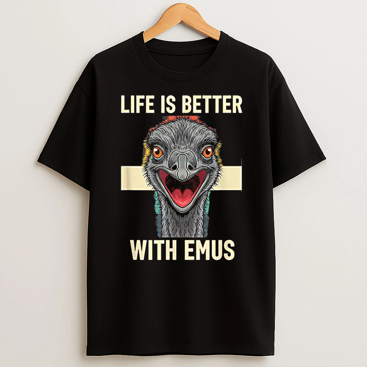 Bird Life Is Better With Emus Cheeky Emu Portrait Shirts
