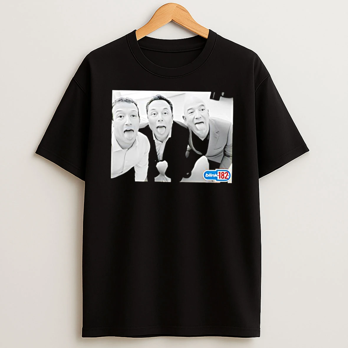 Blink 182 Zuckerberg Elon Musk Jeff Bezos Parody Shirts