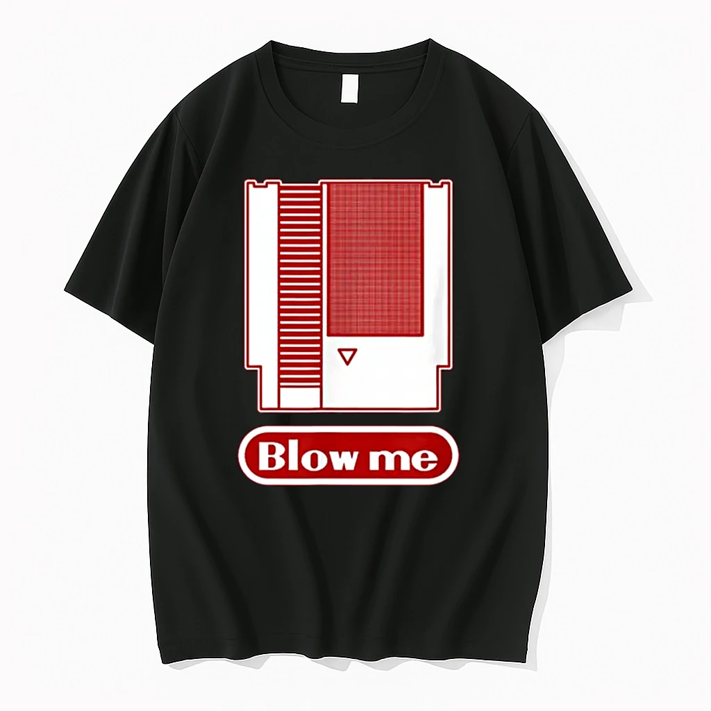 Blow Me Retro 1980s 8 Bit Home Video Game Dirty Cartridge Shirts