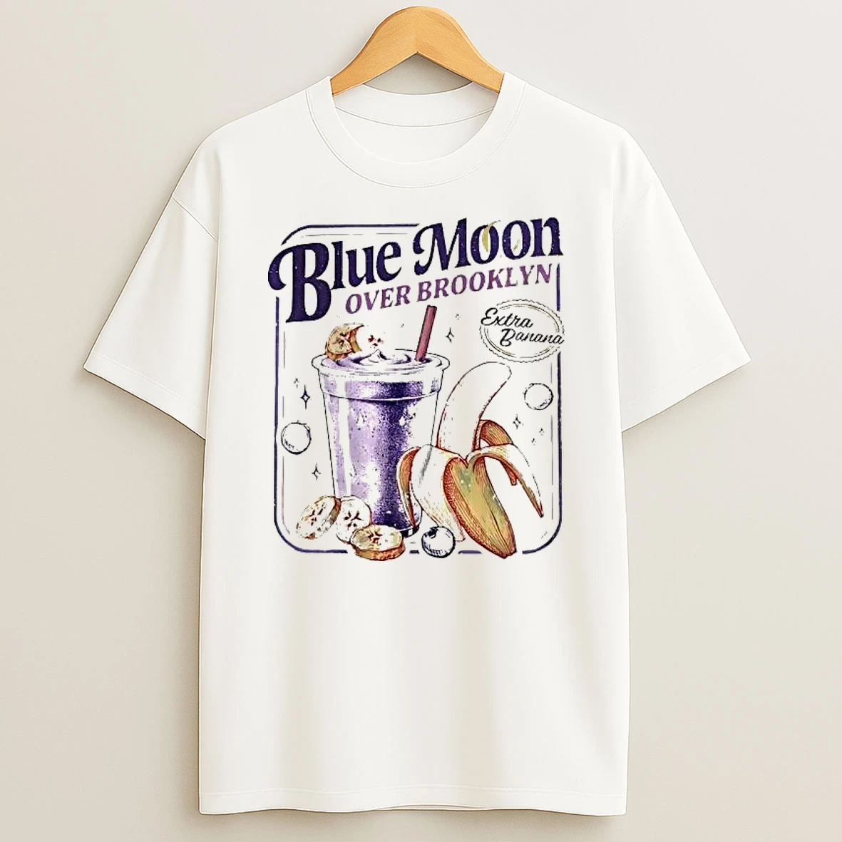Blue Moon Over Brooklyn Extra Banana Shirts