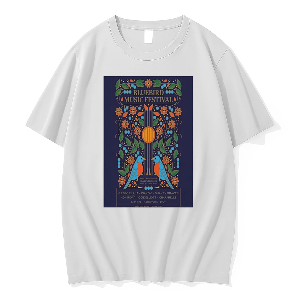 Bluebird Music Festival In Boulder Co On April 18 19 2026 Shirts