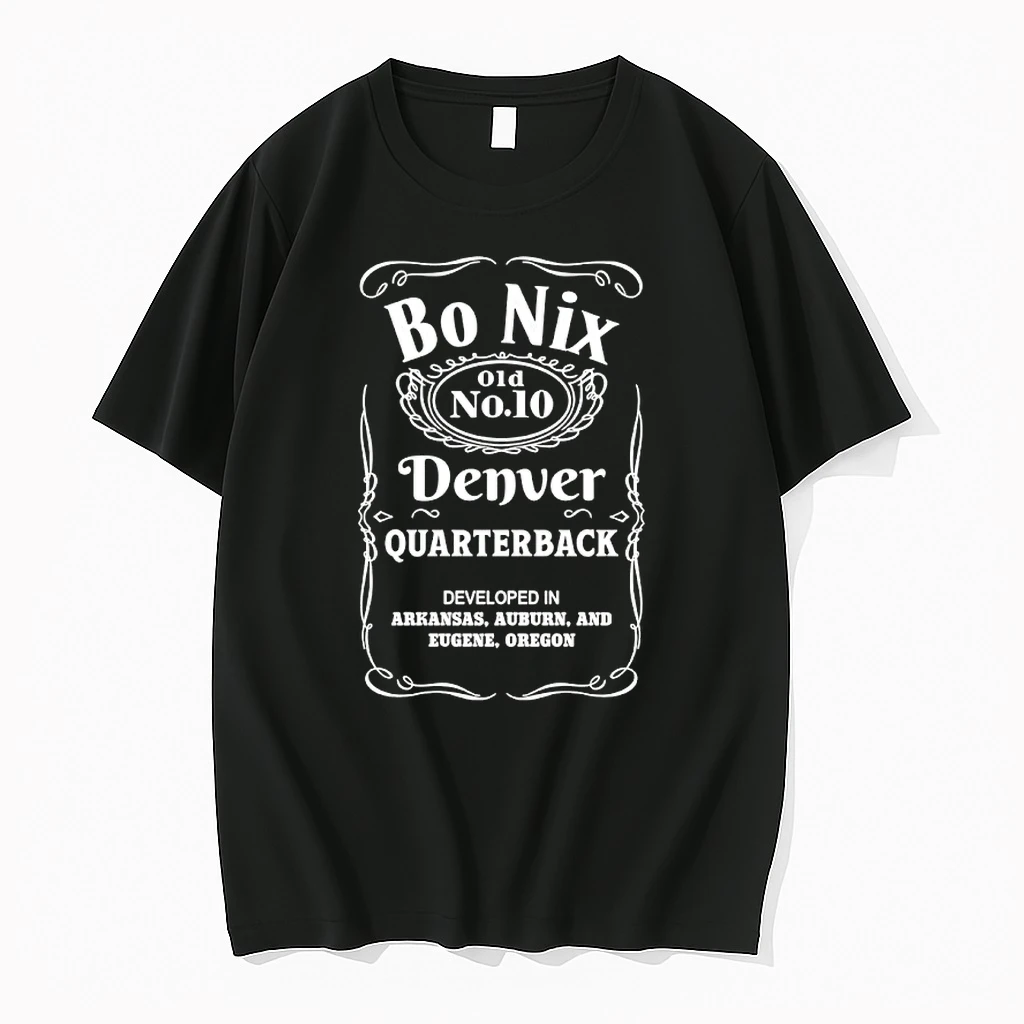 Bo Nix Old No 10 Denver Broncos Quarterback Developed In Arkansas Auburn And Eugene Oregon Shirts