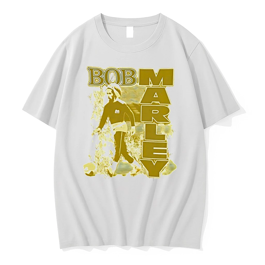 Bob Marley Football Graphic Vintage Shirts