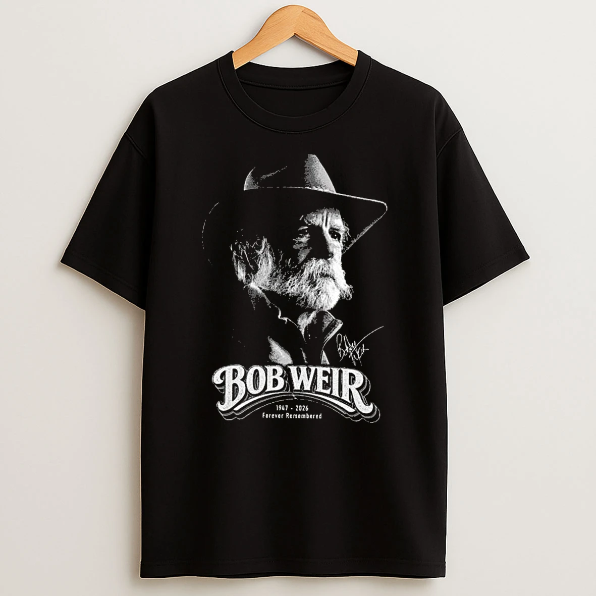 Bob Weir 1947 2026 Forever Remembered Signature Shirts