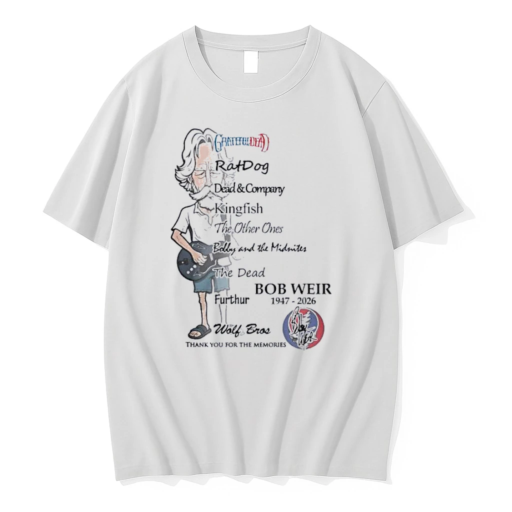 Bobby Weir 1947 2026 Grateful Dead Wolf Bros Shirts