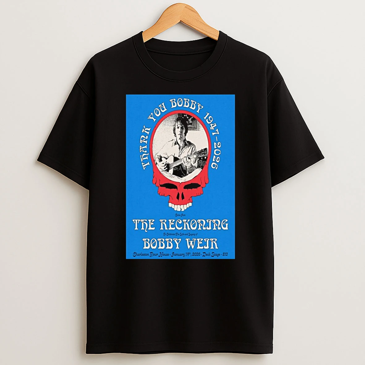 Bobby Weir Charleston Pour House January 14 2026 Tour Shirts