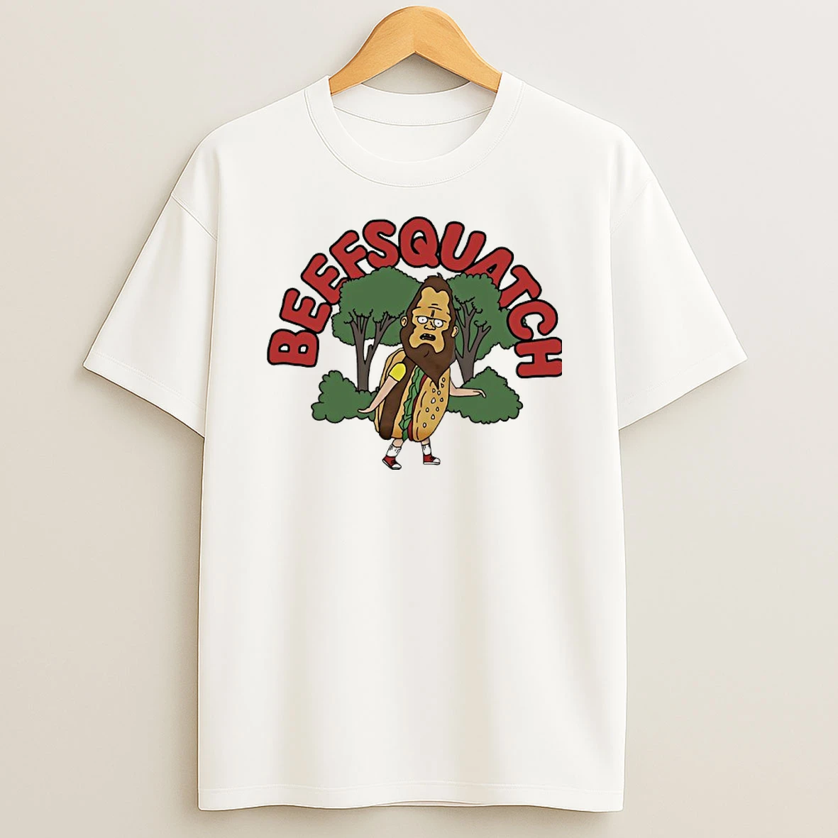 Bobs Burgers Gene Beefsquatch Shirts