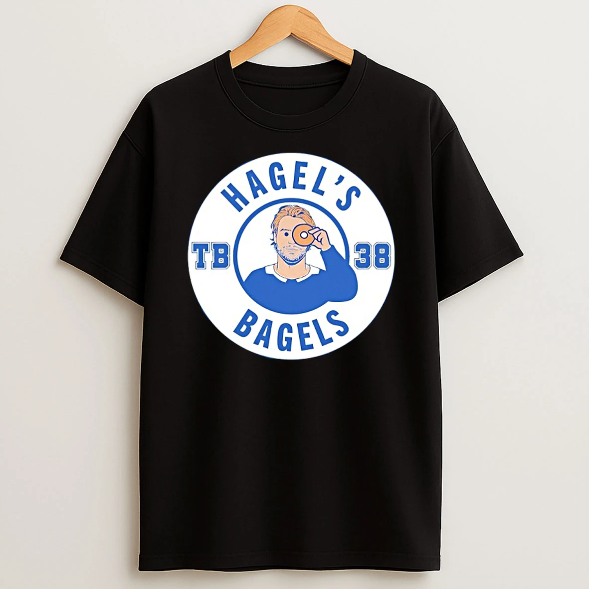 Brandon Hagel 38 Tampa Bay Lightning Tb Bagel Shop Shirts
