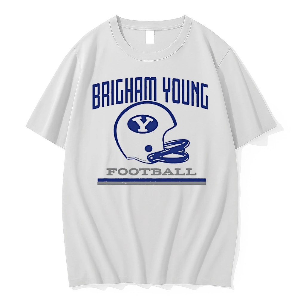 Brigham Young Football Helmet Vintage Shirts