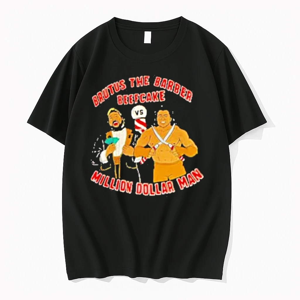 Brutus The Barber Beefcake Vs Million Dollar Man Shirts