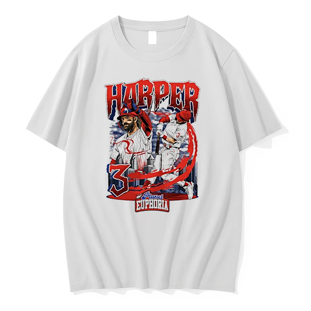Bryce Harper Philadelphia Phillies Player Swing City Skyline Shirts