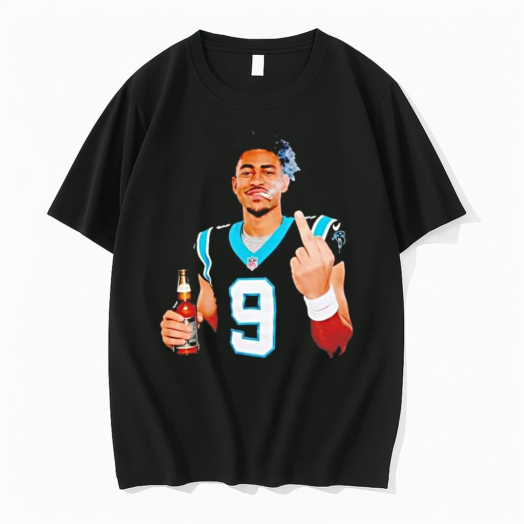Bryce Young Middle Finger Smoking And Drinking Beer Shirts