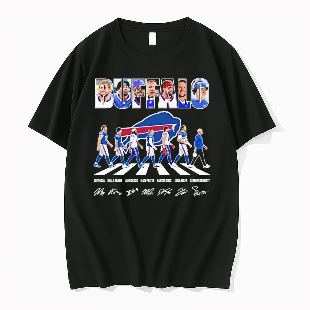 Buffalo Bills Players Abbey Road Playoffs Shirts