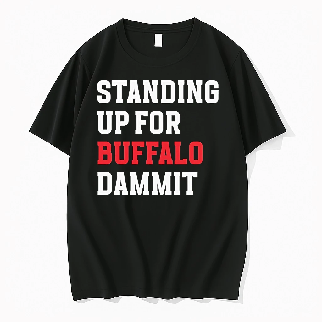 Buffalo Bills Sean Mcdermott Standing Up For Buffalo Dammit Shirts