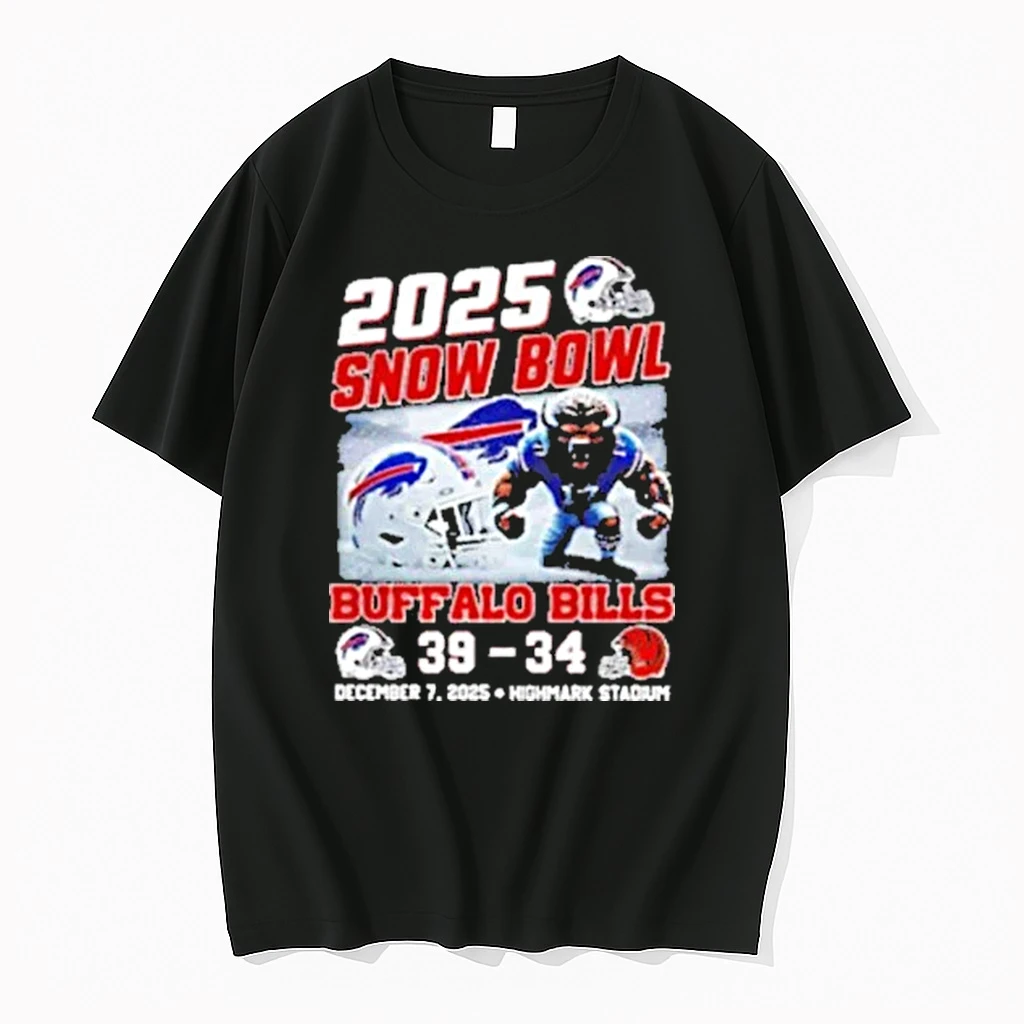 Buffalo Bills Vs Cincinnati Bengals 2025 Snow Bowl Shirts