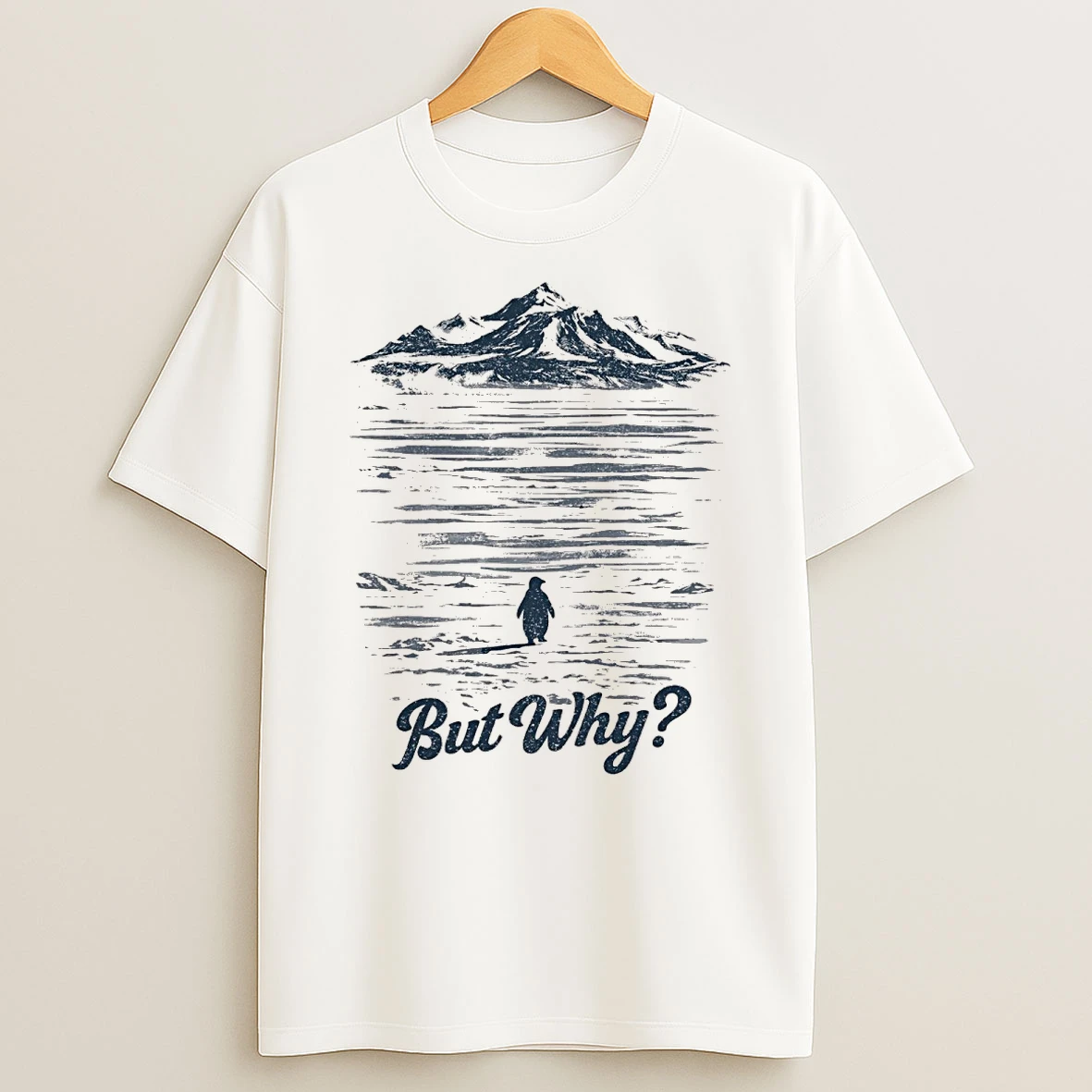 But Why Penguin Meme Vintage Shirts