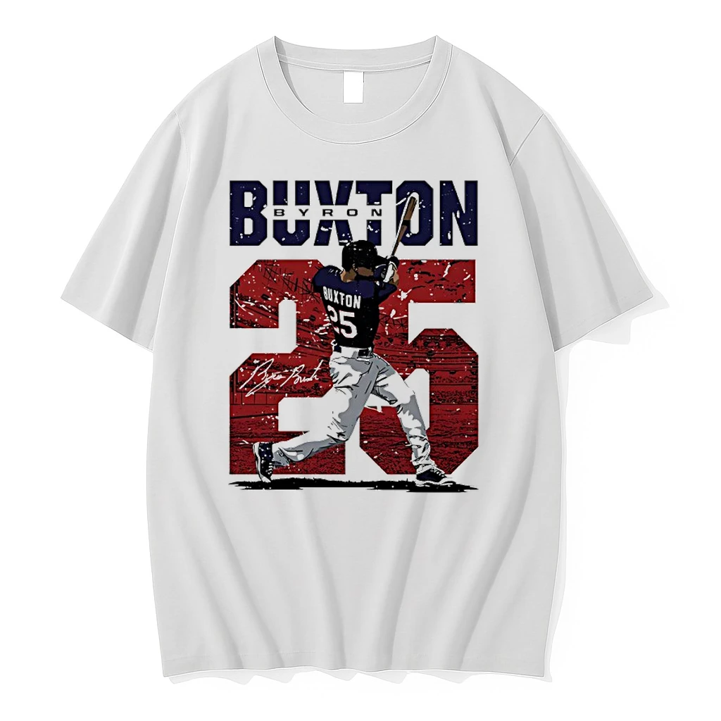 Byron Buxton 25 Minnesota Twins Stadium R Swing Signature Shirts