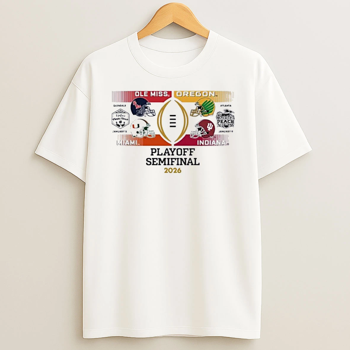 Cfp Semifinal Four Team Bracket Shirts