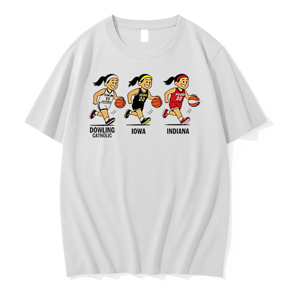 Caitlin Clark Dowling Catholic Iowa Indiana Shirts