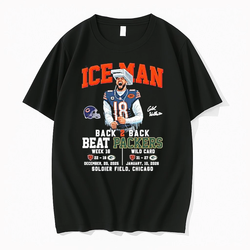 Caleb Iceman Ice Man Back 2 Back Beat Packers Shirts