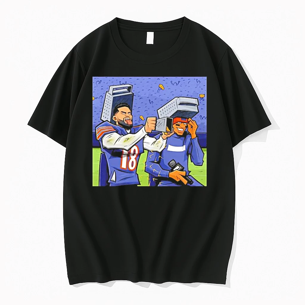 Caleb Williams 2026 Trolling Packers Caricature Shirts