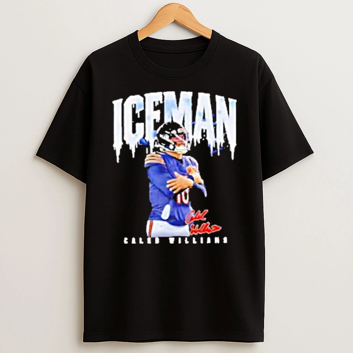 Caleb Williams Ice Man Chicago Football Shirts
