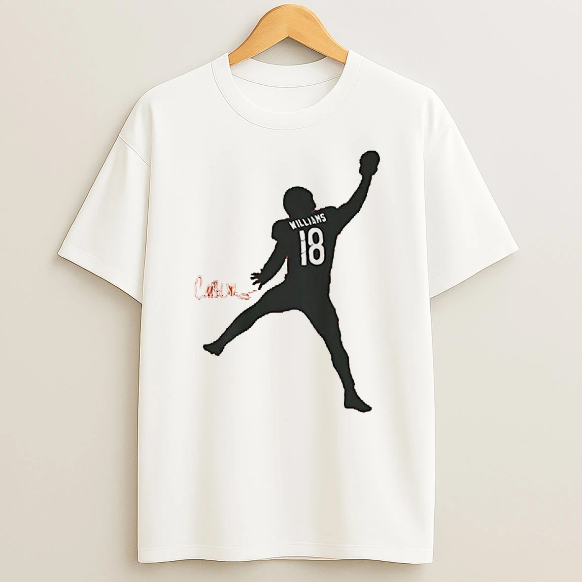 Caleb Williams Iceman Silhouette Shirts