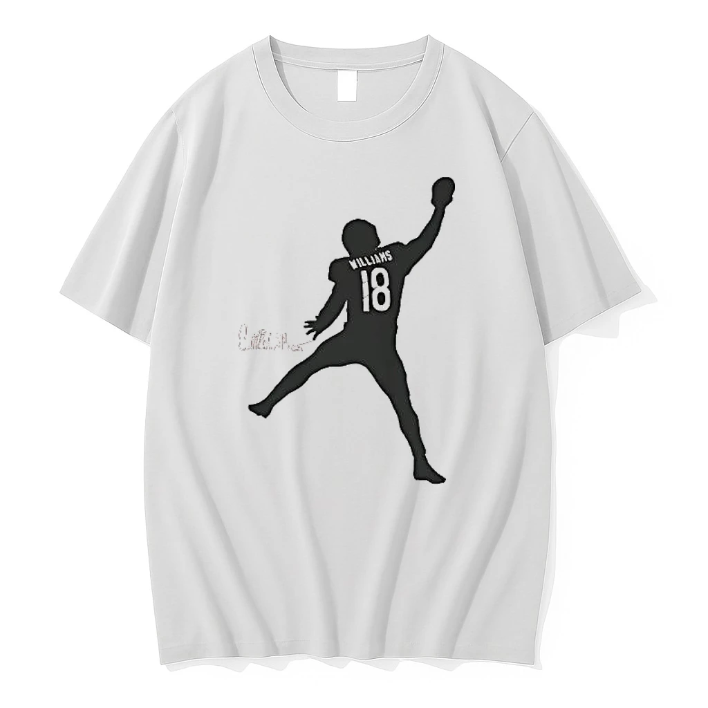 Caleb Williams Iceman Silhouette Signature Shirts