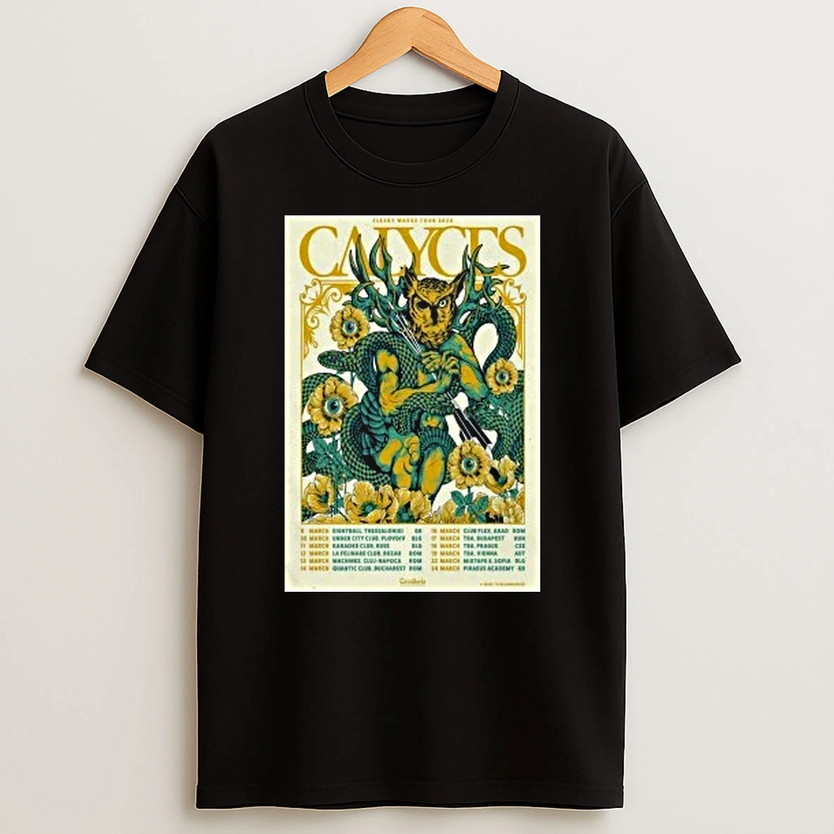 Calyces Fleshy Waves Tour 2026 Shirts