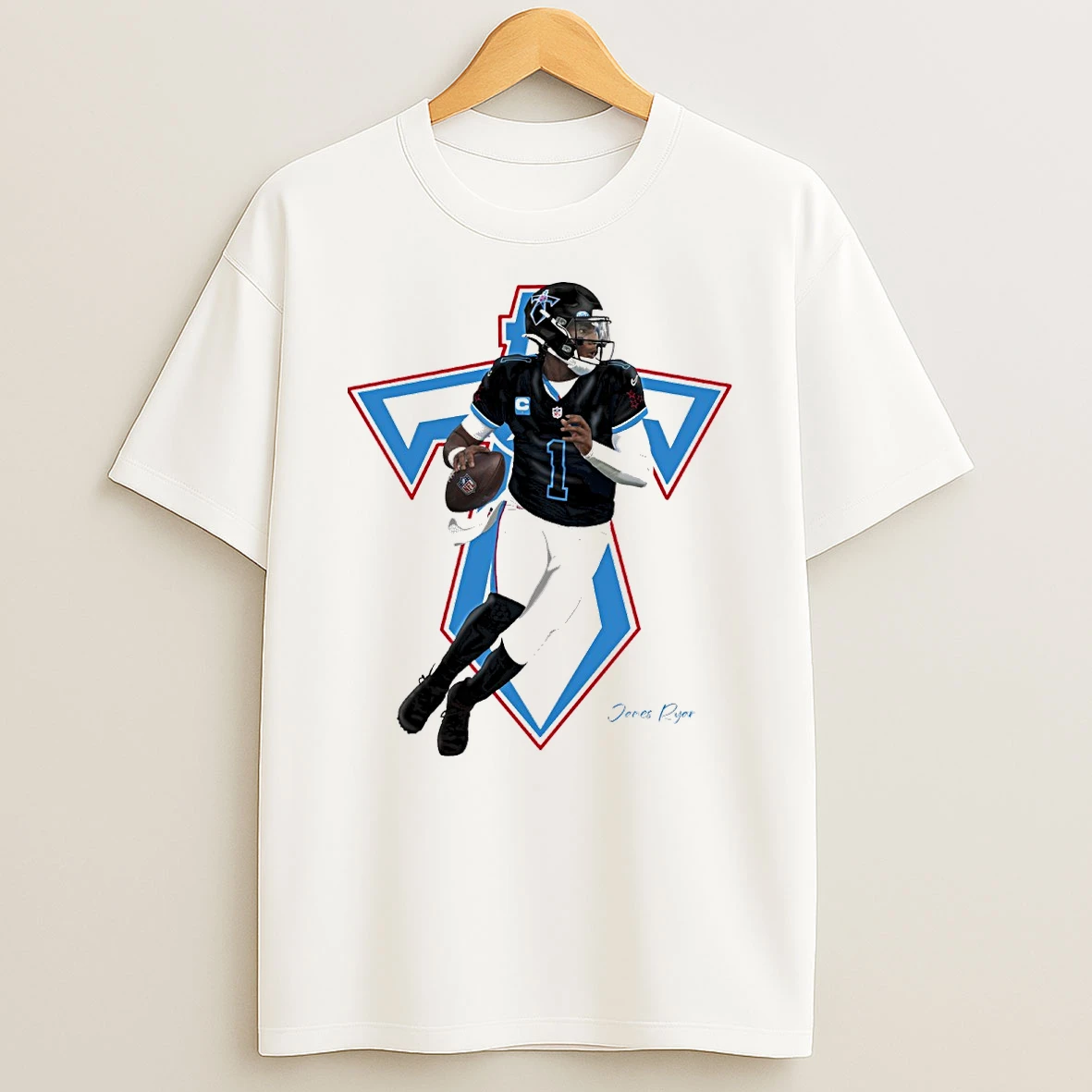 Cam Newton Nfl Tennessee Titans James Ryan Artwork Shirts