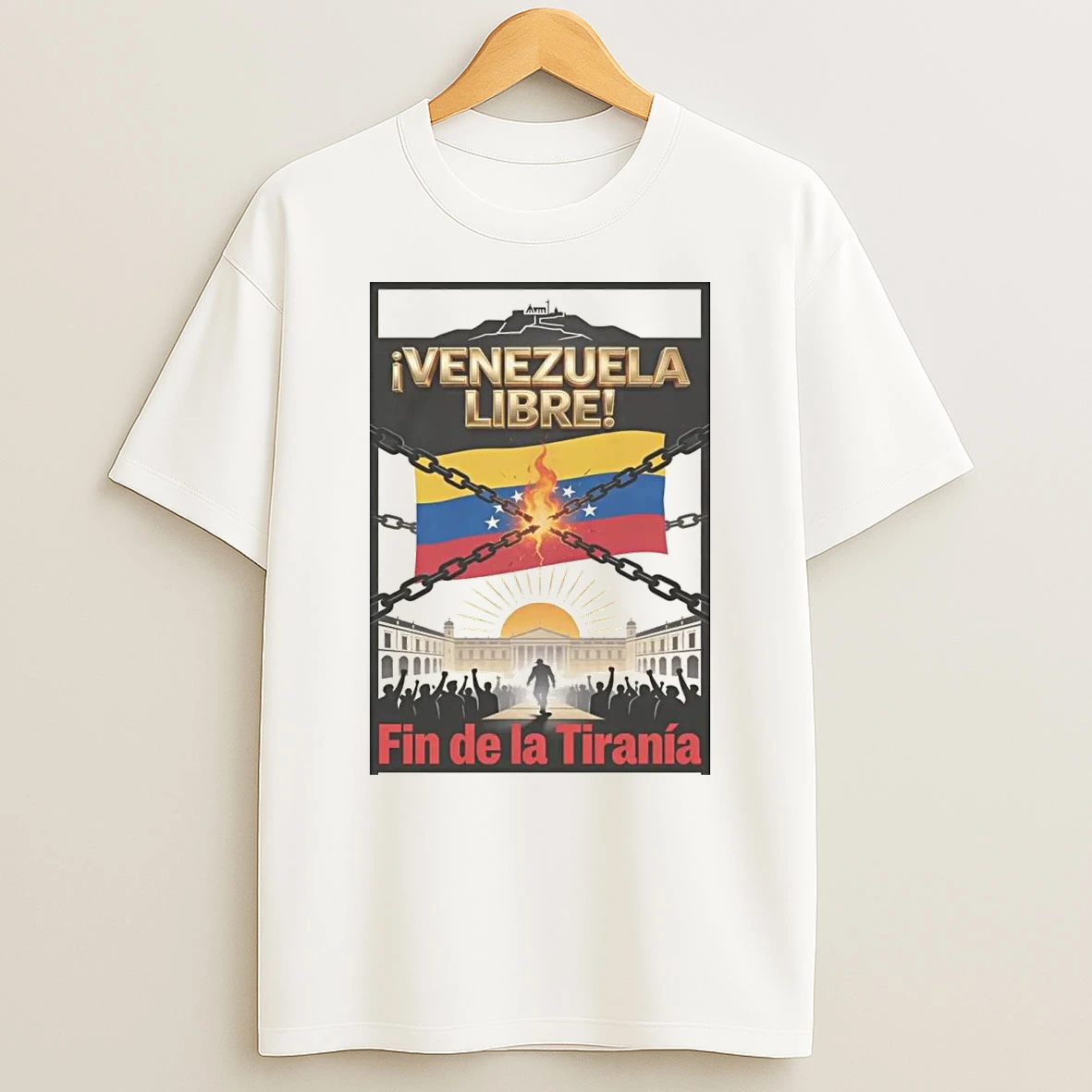 Camiseta Venezuela Libre Fin De La Tirania Shirts