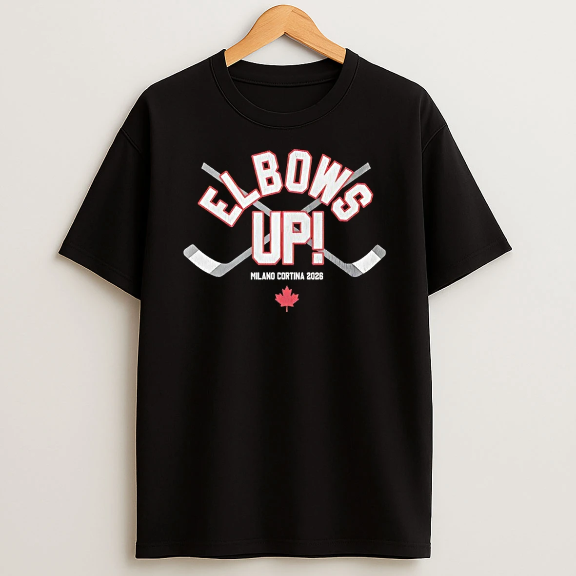 Canada Elbows Up Hockey Milano Cortina 2026 Shirts