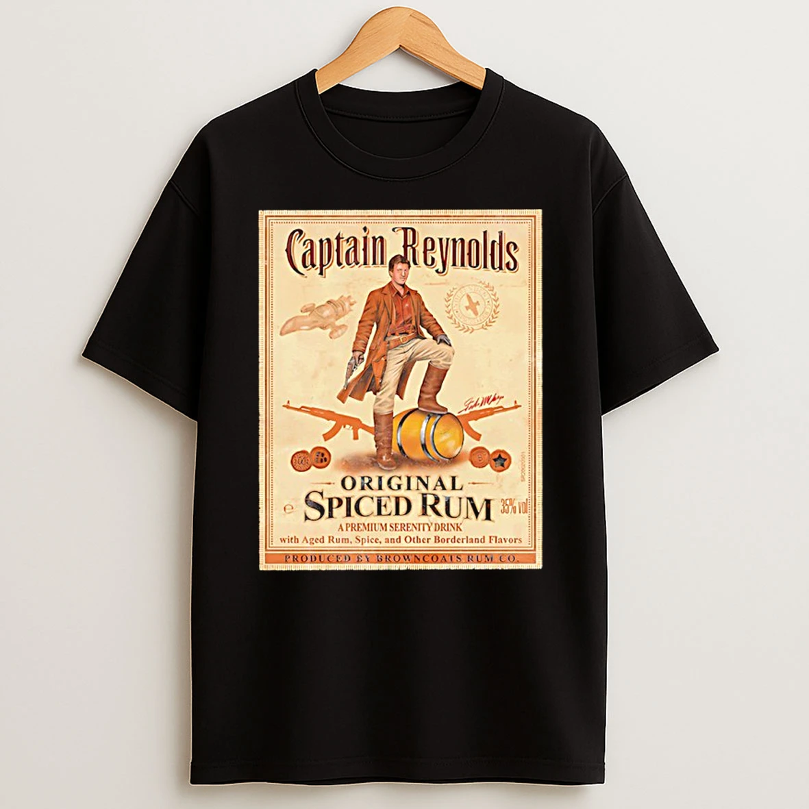 Captain Reynolds Spiced Rum Browncoats Rum Co Shirts