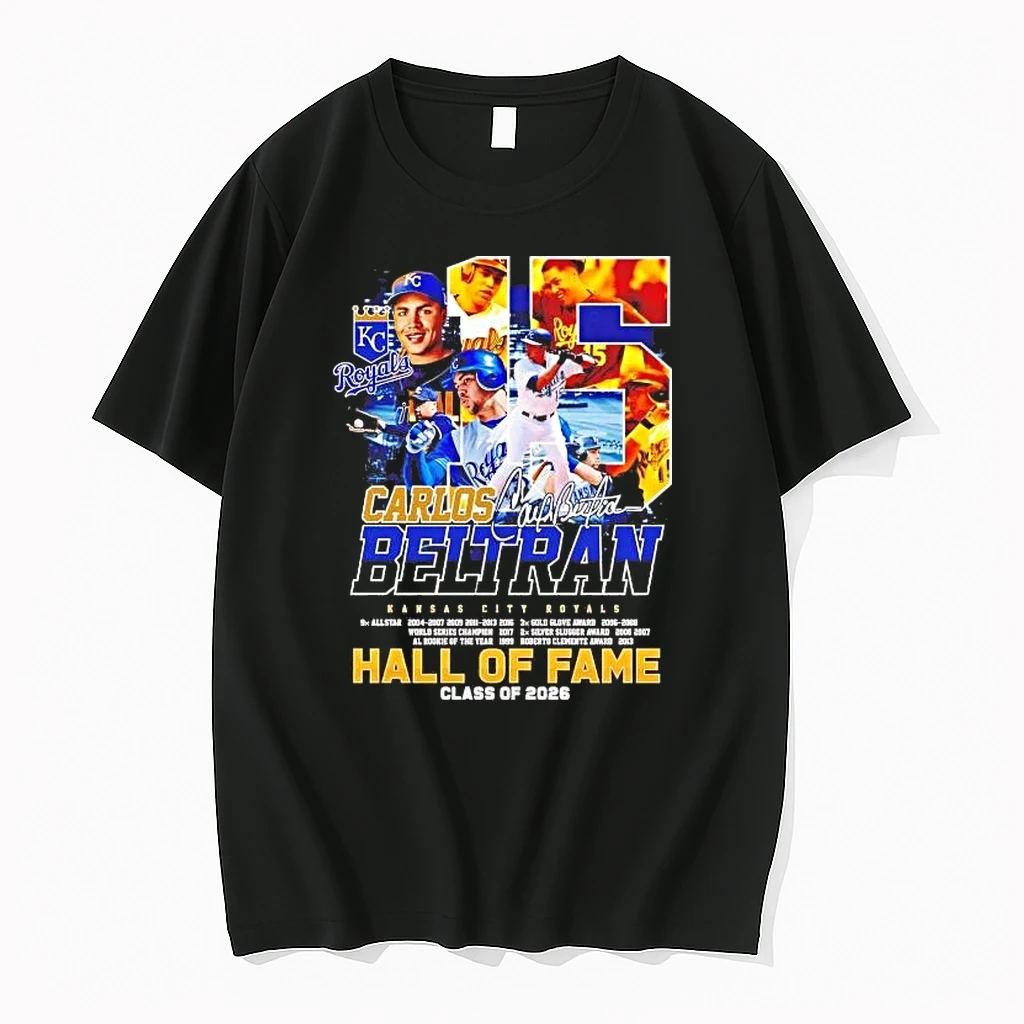 Carlos Beltran Hall Of Fame Class Of 2026 Kansas City Royals Shirts