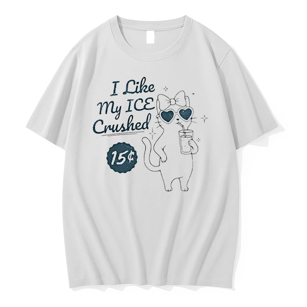 Cat I Like My Ice Crushed Shirts